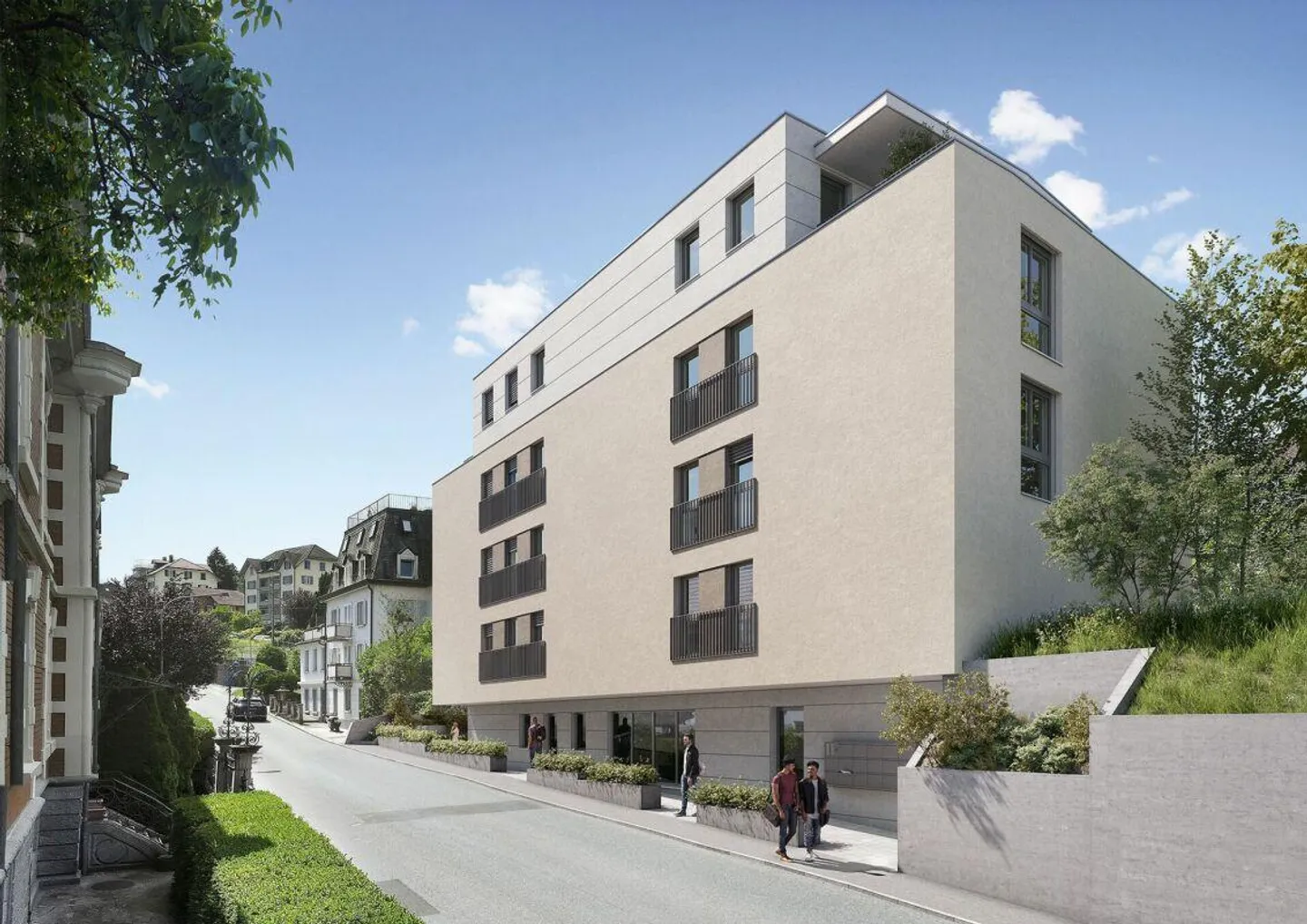 Première occupation à partir du 01.03.2027 - Studios modernes et meublés avec vue sur le lac à Wädenswil - Photo 2 sur 8
