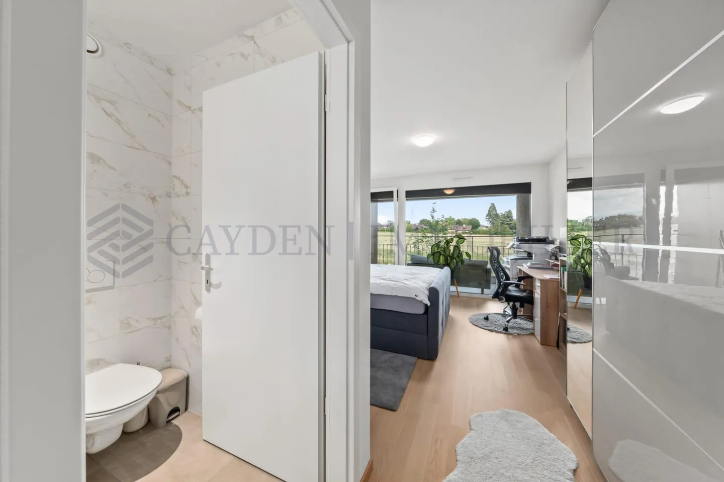 Modernes 3,5-Zimmer-Apartment in Nyon - Foto 6 von 7