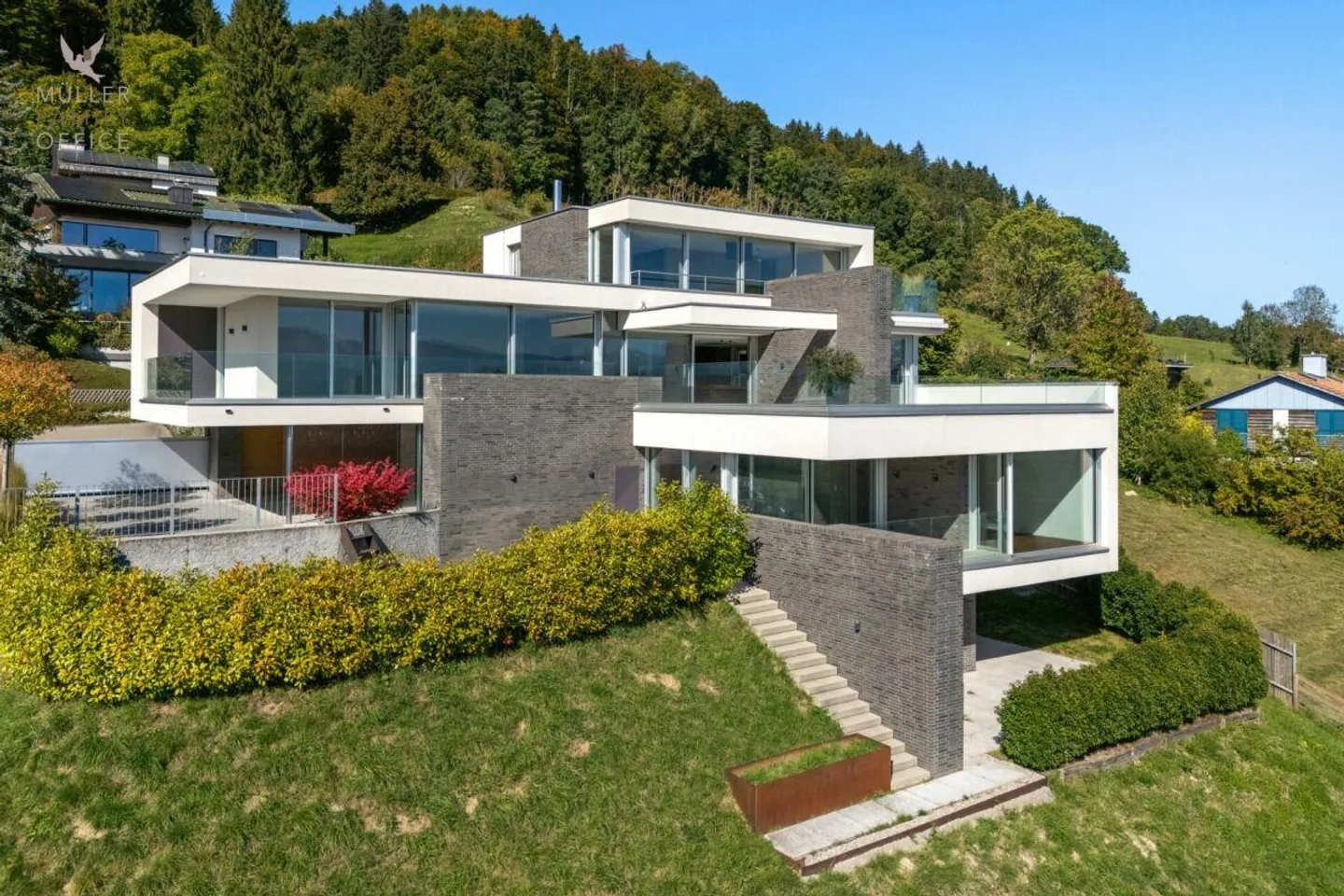 Villa de designer de luxe extraordinaire avec vue imprenable sur le Säntis - Photo 2 sur 13