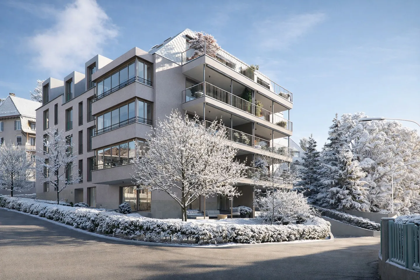 Vivre au-dessus des toits : Appartement confortable de 3,5 pièces au dernier étage - Photo 5 sur 6