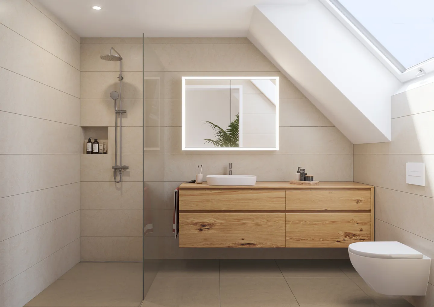 Vivre au-dessus des toits : Appartement confortable de 3,5 pièces au dernier étage - Photo 4 sur 6