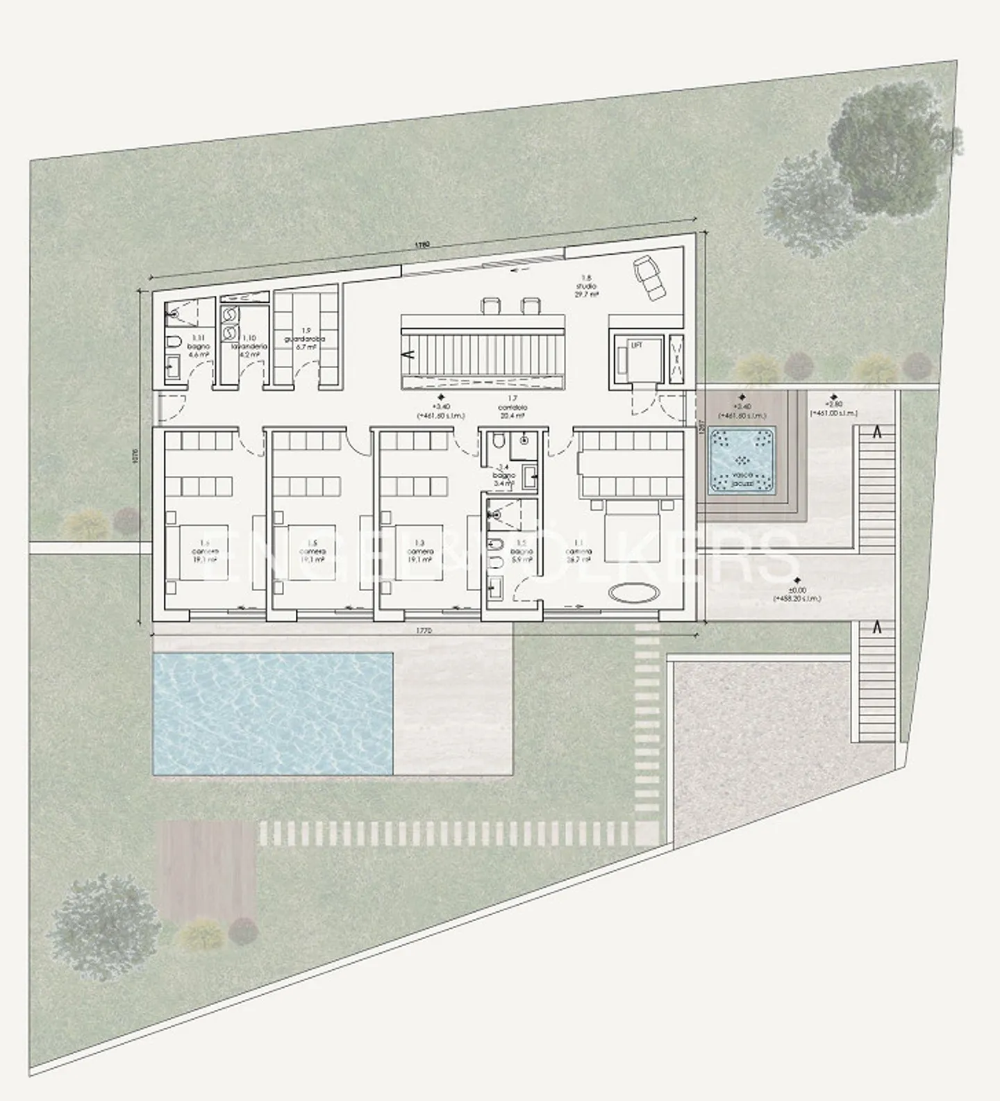 Villa nécessitant des rénovations avec vue sur le lac - Photo 11 sur 12
