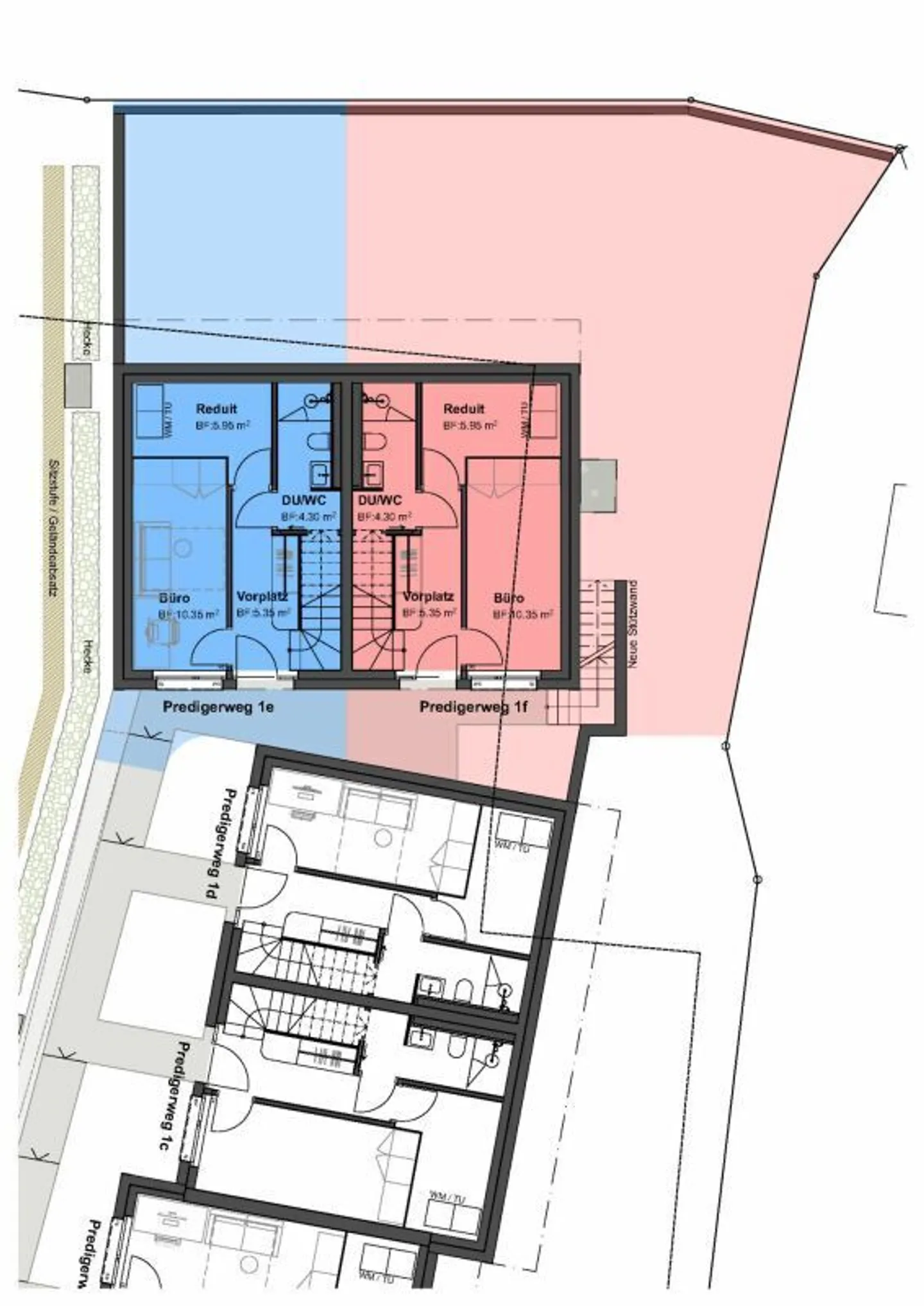 Retraite privée "Am Palmenweg": Maisons jumelées avec jardin - Photo 6 sur 9