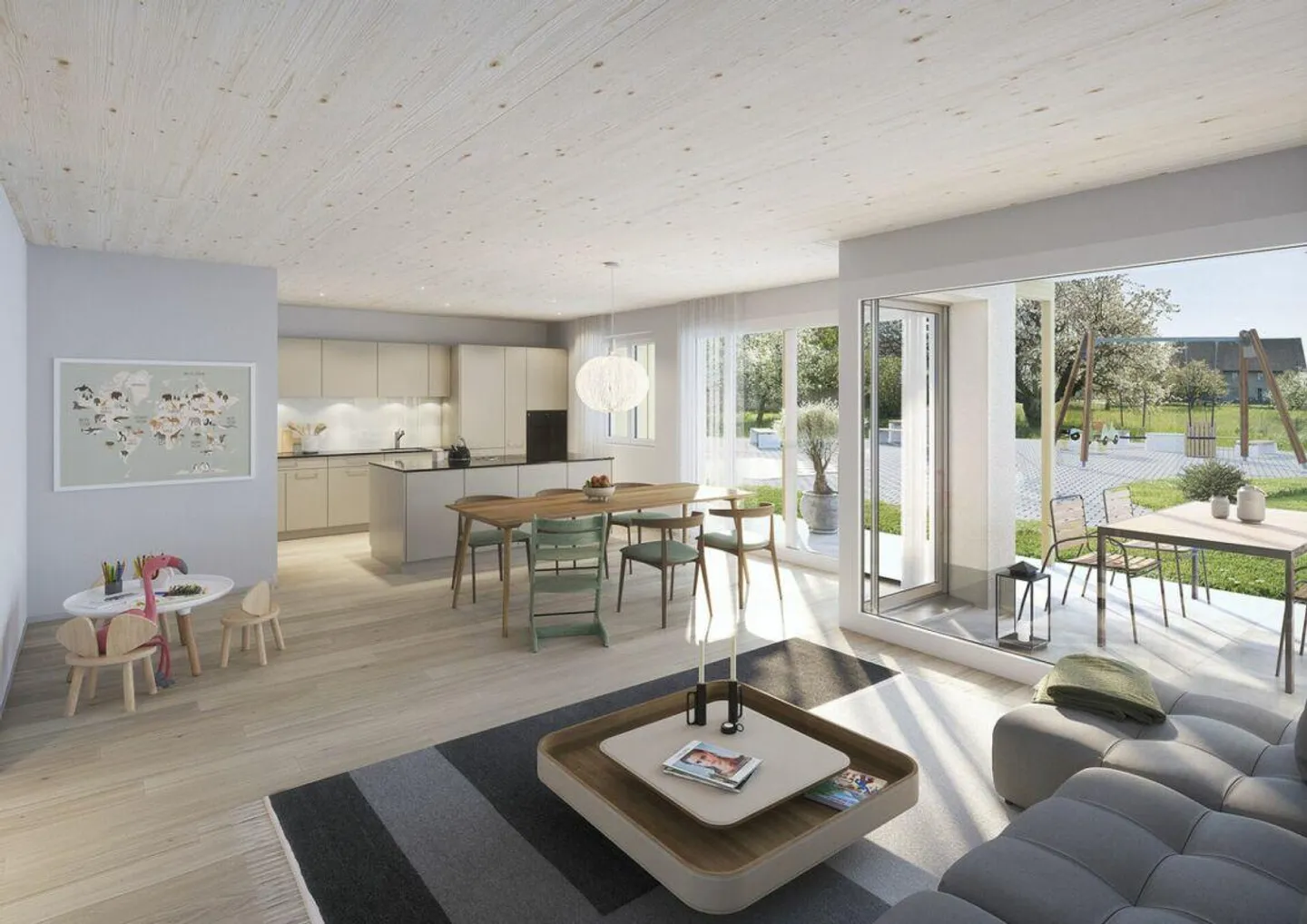 Grosszügige, moderne 4.5-Zimmer-Gartenwohnung zu vermieten - Foto 2 von 6