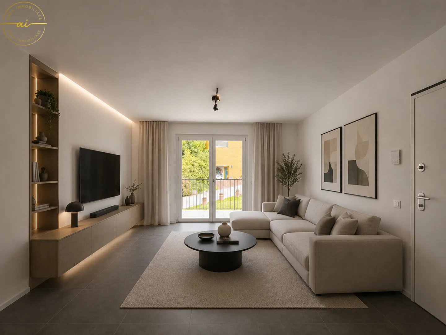 Modern Apartment with Three Balconies - Photo 2 of 13