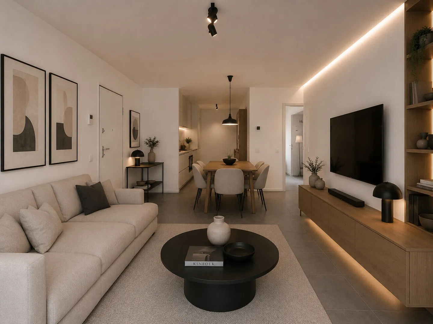 Modern Apartment with Three Balconies - Photo 5 of 13