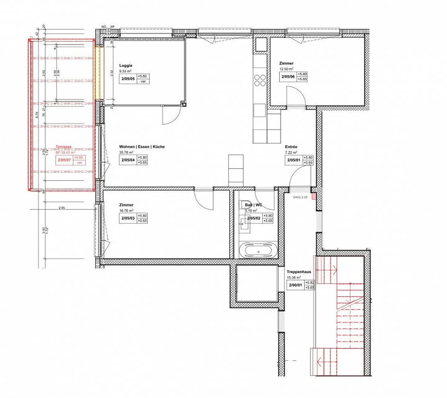 Modern 3.5 room apartment with cozy balcony - Photo 8 of 8