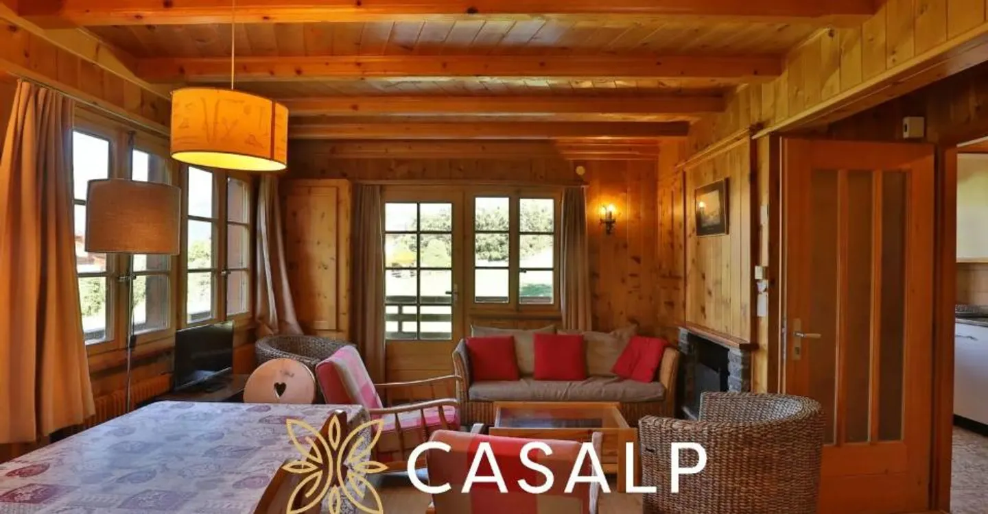 Authentisches Chalet in der Nähe des Golfplatzes Crans - Foto 6 von 12