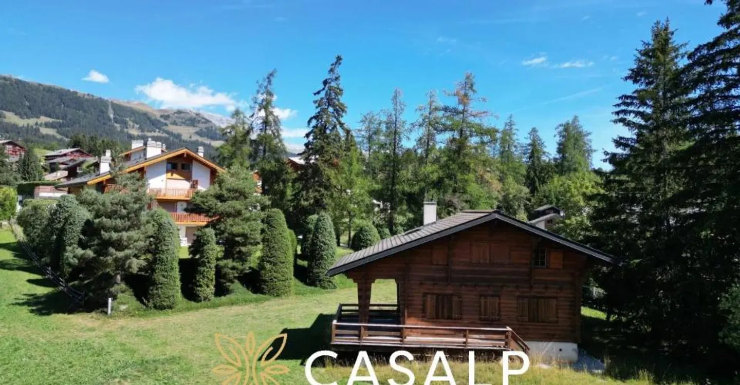 Authentisches Chalet in der Nähe des Golfplatzes Crans - Foto 7 von 12