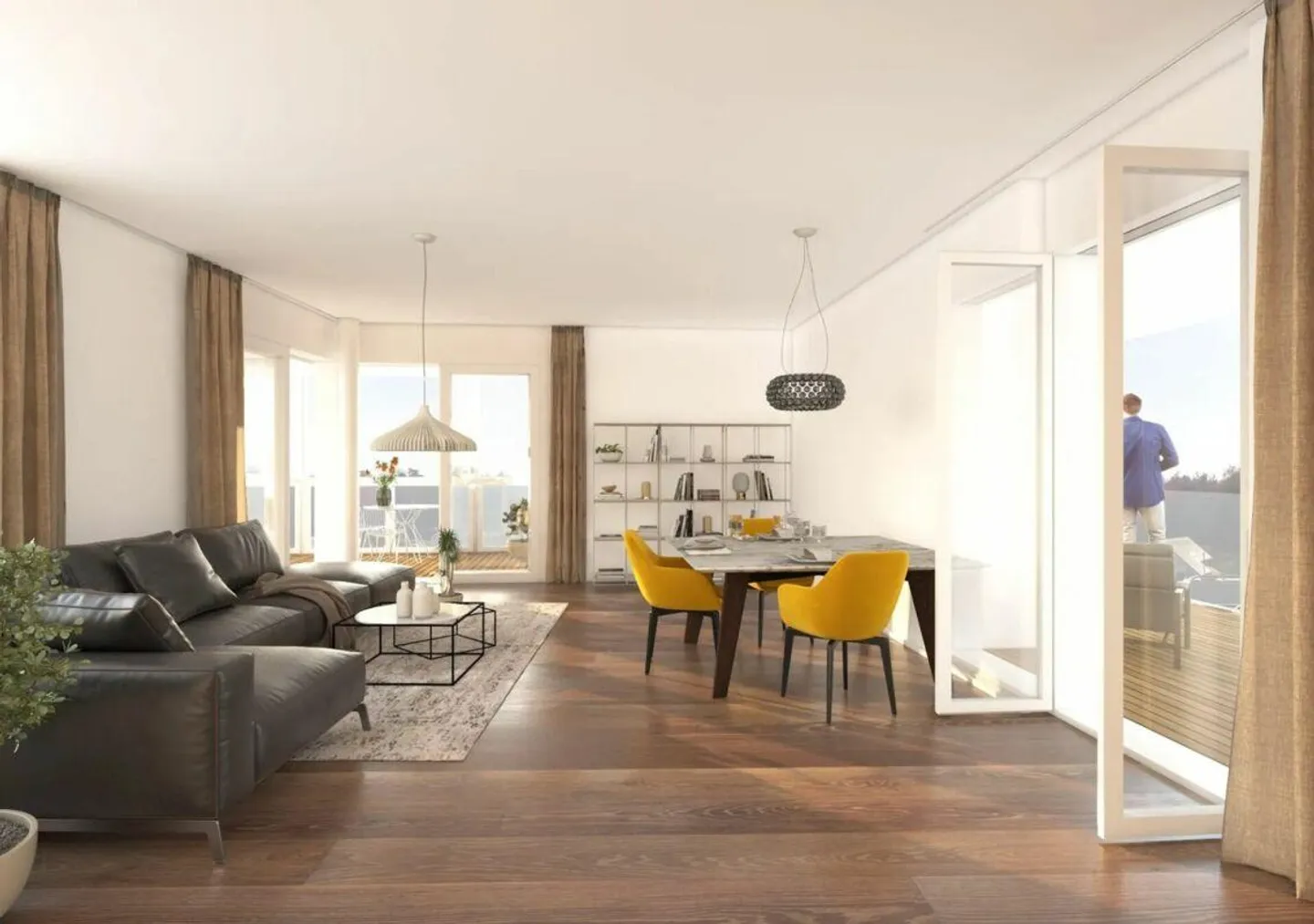 LETZTES EXEMPLAR! Stilvolle 3.5 Zimmer-Wohnung mit luxuriösem Finis... - Foto 4 von 5