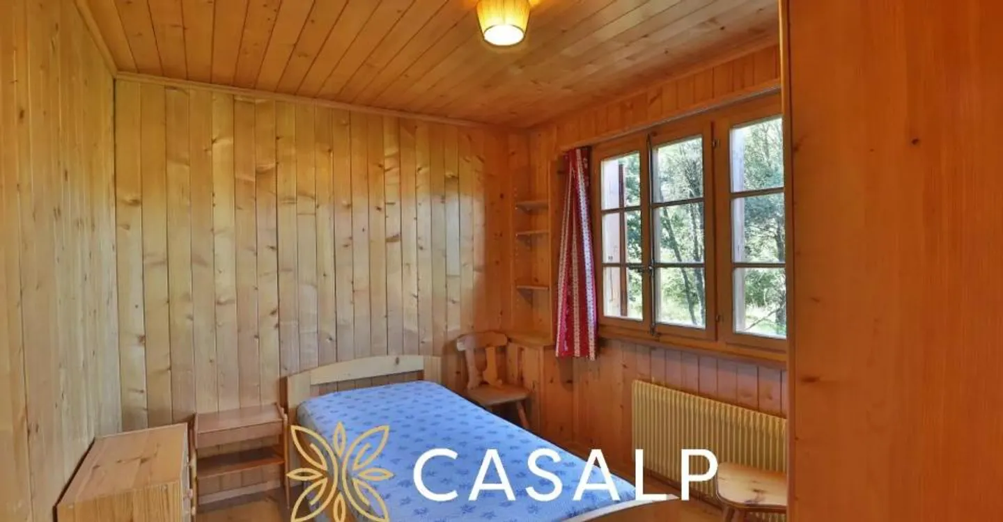 Authentisches Chalet in der Nähe des Golfplatzes Crans - Foto 3 von 12