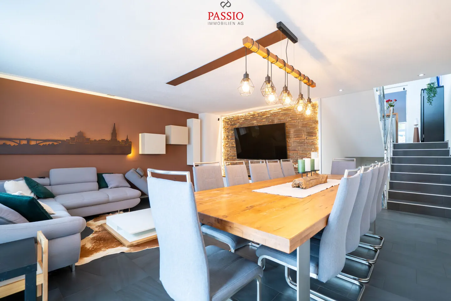 Modernes 5-Zimmer-Reihenmittelhaus mit Dachterrasse und Panoramasicht - Photo 4 of 39