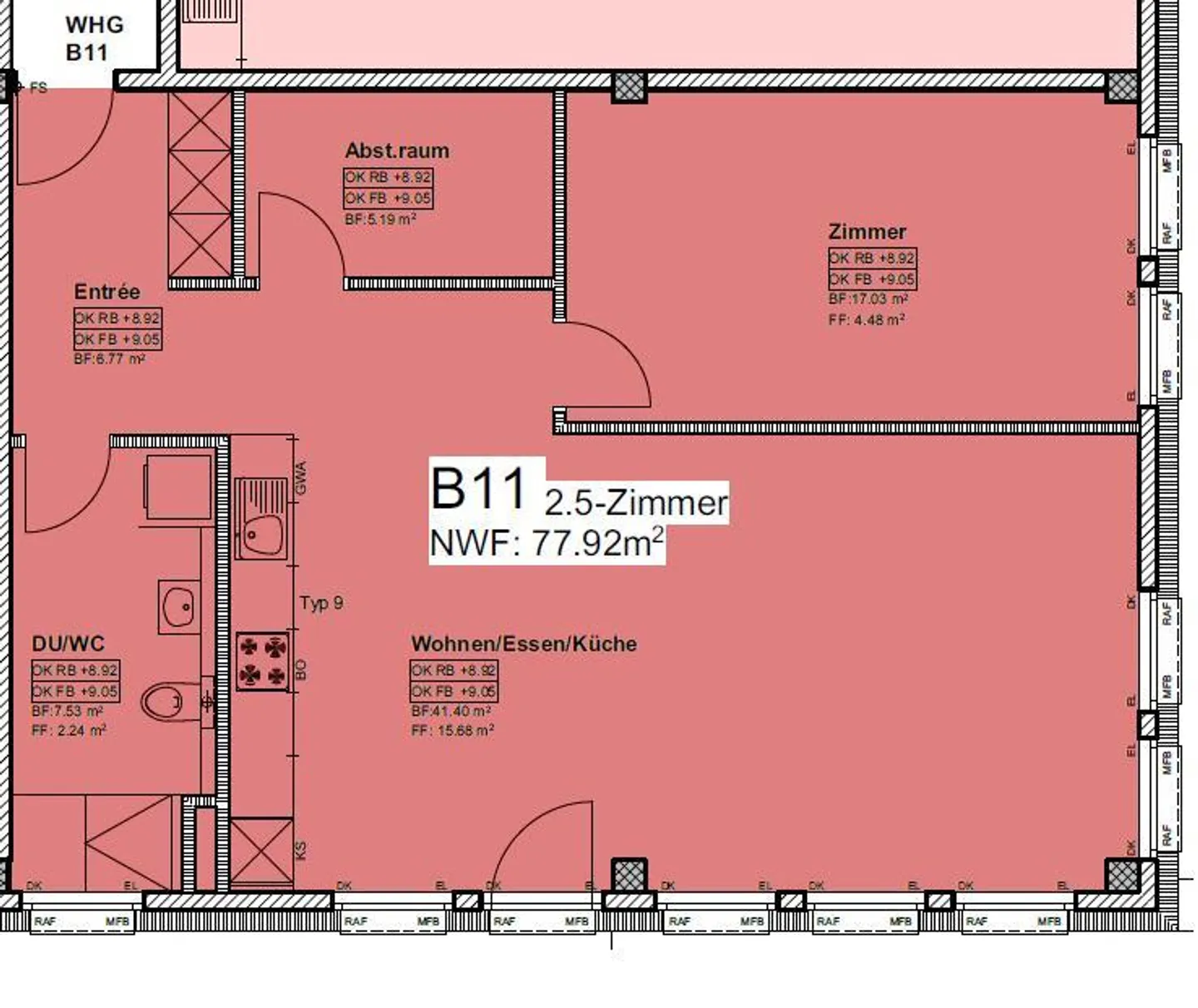 Appartement 2,5 pièces à Pfäffikon ZH - Photo 7 sur 7