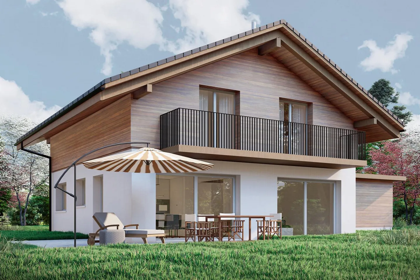 Newly built single-family house in a quiet neighborhood in Eggiwil - Photo 1 of 13