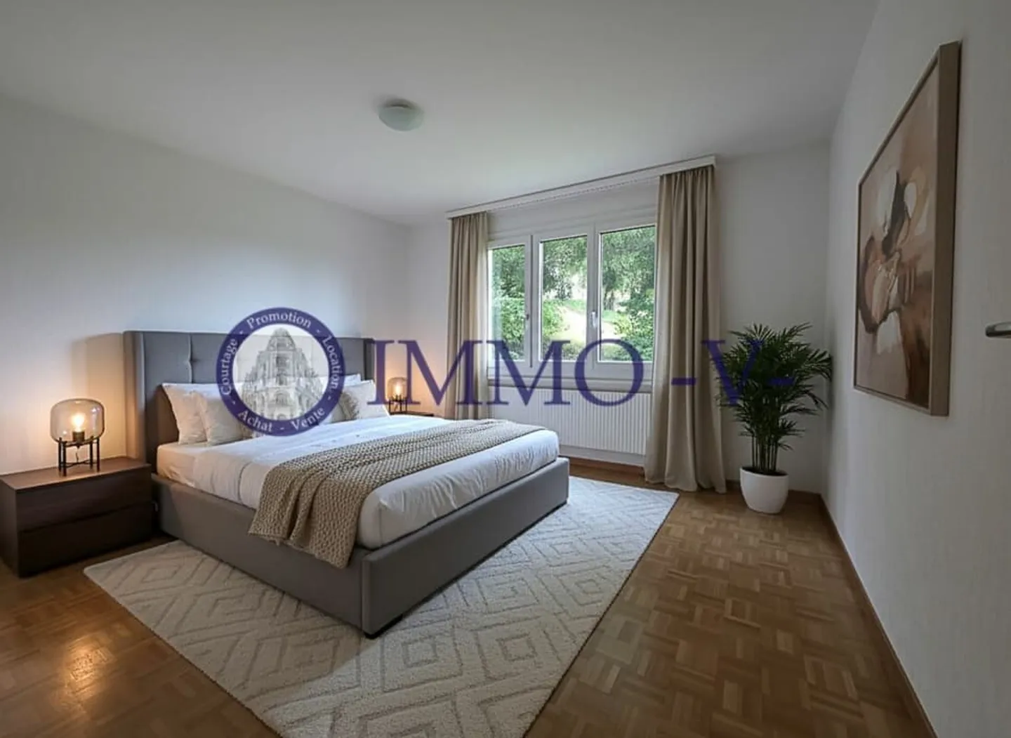 Geräumig und Hellig: Charmante 4,5 Zimmer in Villars-sur-Glâne - Foto 4 von 6