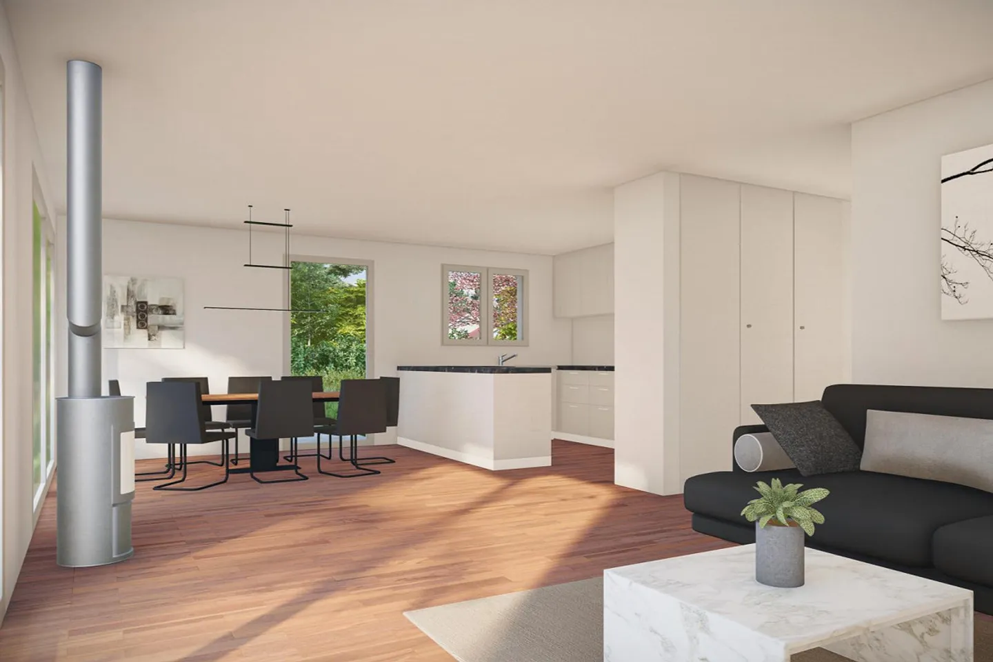 Newly built single-family house in a quiet neighborhood in Eggiwil - Photo 8 of 13