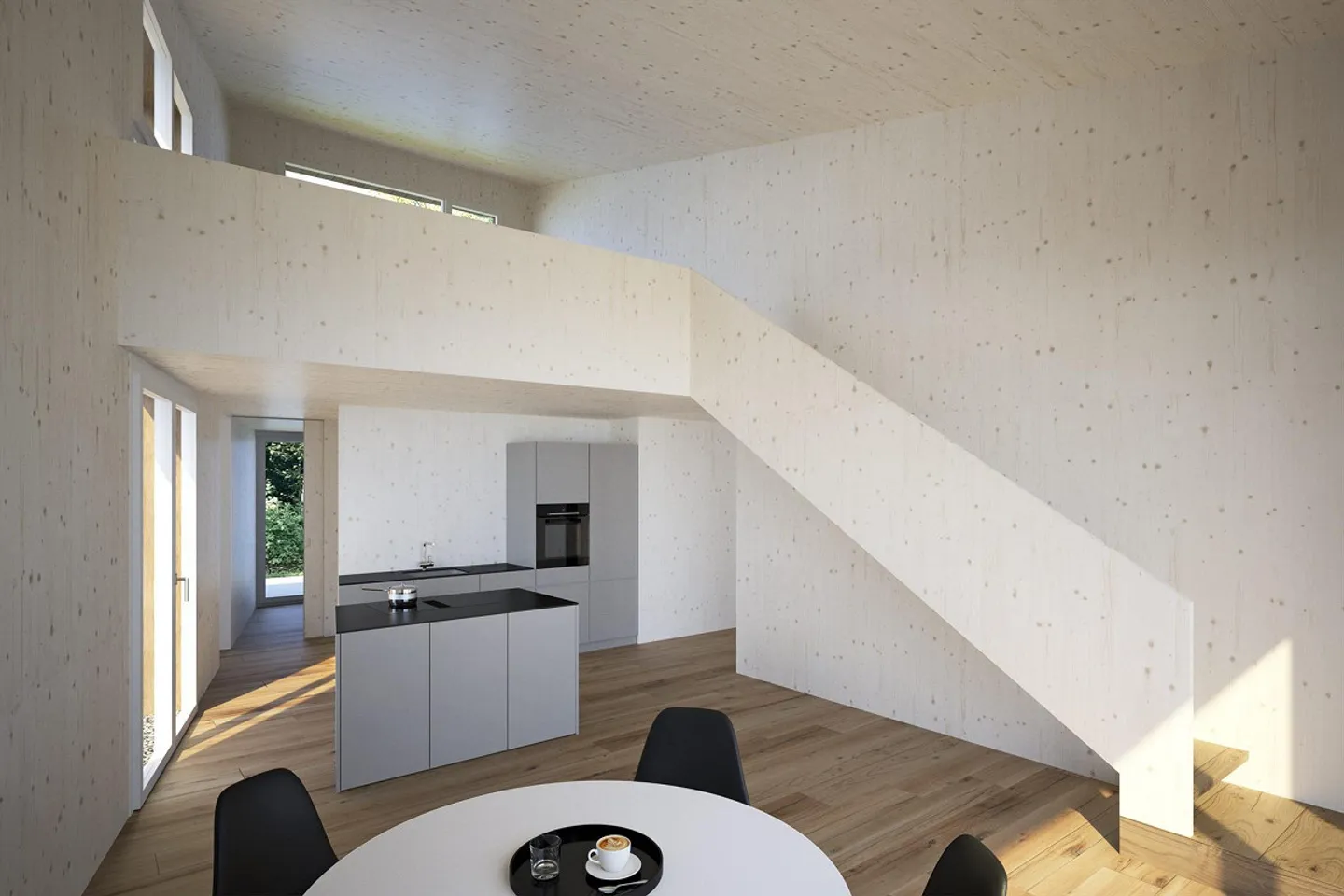 Maison jumelée dans le style de maison d'atelier - moderne, individuelle et naturelle... - Photo 1 sur 8