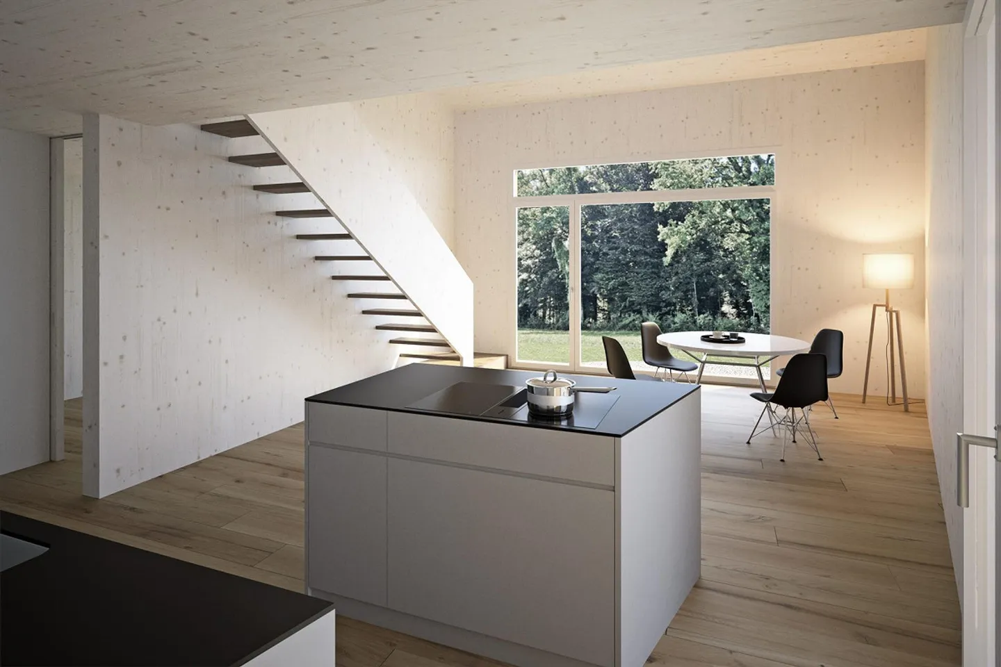 Maison jumelée dans le style de maison d'atelier - moderne, individuelle et naturelle... - Photo 2 sur 8