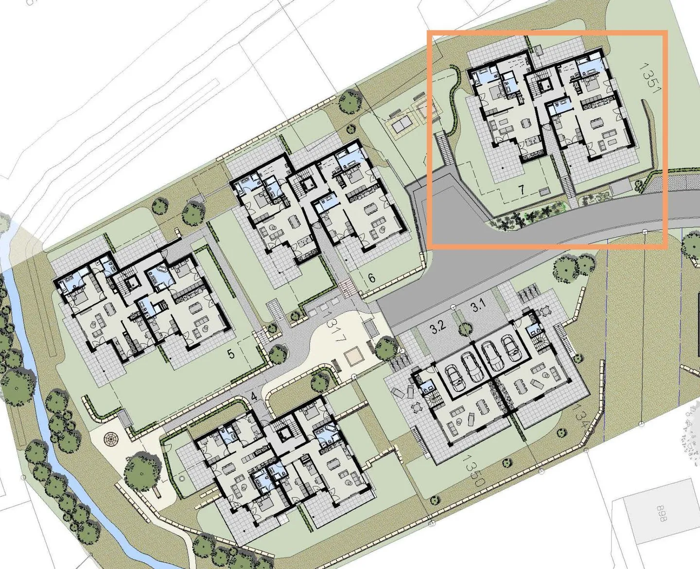 Appartamento moderno di 4,5 locali con alto standard di finitura in un tranquillo quartiere residenziale - Foto 9 di 9