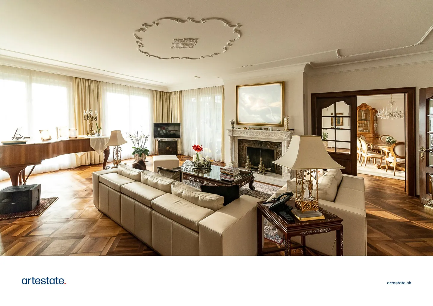 Luxusvilla mit Hallenbad und Garten - Foto 7 von 9