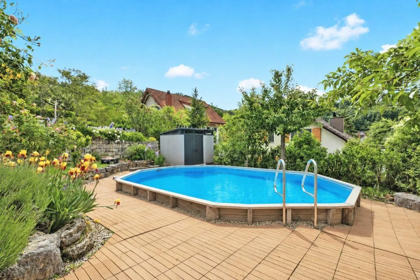 Ampia casa unifamiliare di 6,5 stanze con piscina e giardino d'inverno - Foto 17 di 18