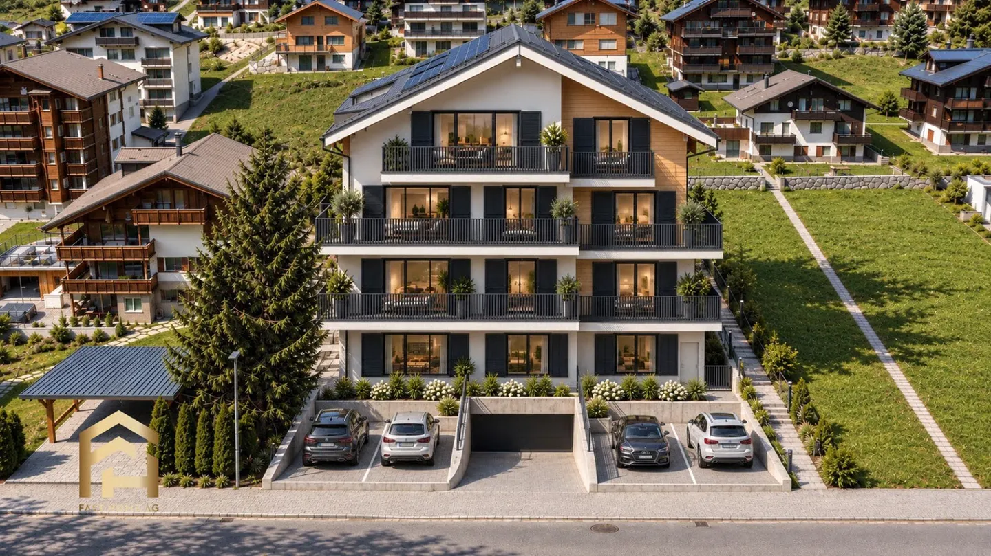 Neubau 3.5Z-Attikawohnung (113m2)  Modernes Wohnen in der Natur - Foto 1 di 13