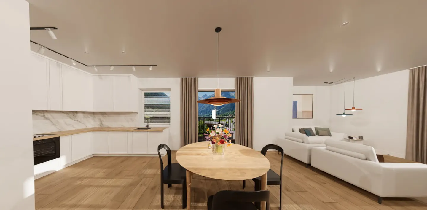 Neubau 3.5Z-Attikawohnung (113m2)  Modernes Wohnen in der Natur - Foto 2 di 13