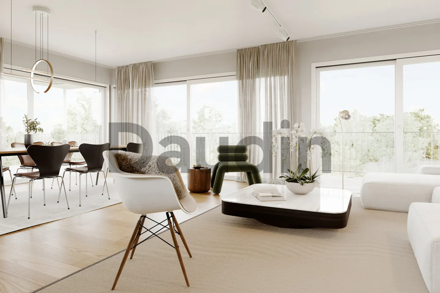 Nuovo progetto - Attico con 6 stanze e una superficie utile totale di 268 m2 - Foto 3 di 5