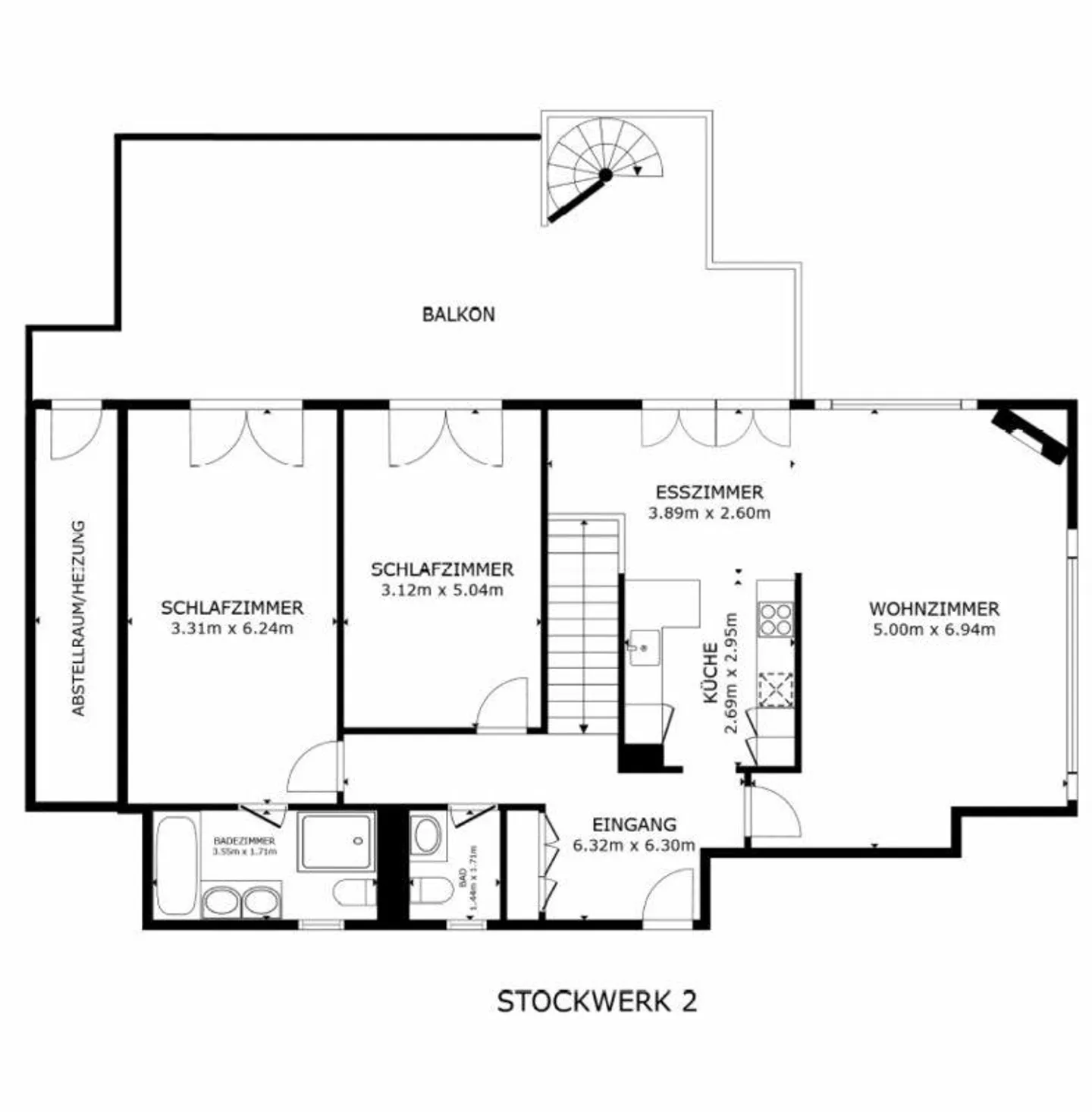 Vivere moderno su due piani con cortile e area salotto - Foto 17 di 18