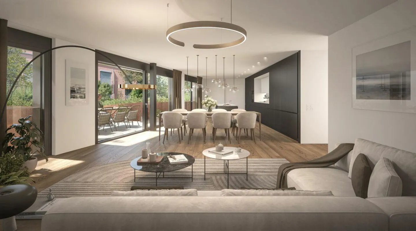 Exclusive 5.5-room garden apartment with over 260 m2 of outdoor space! - Photo 3 of 6