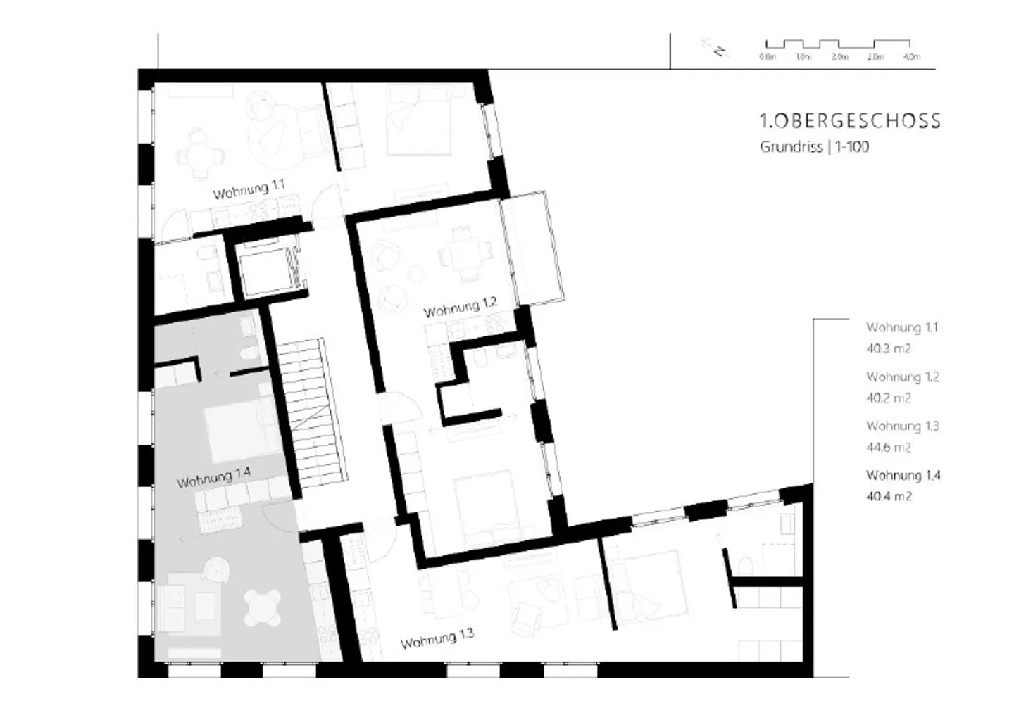 Vivre de manière centrale et moderne à Lucerne - Photo 5 sur 5