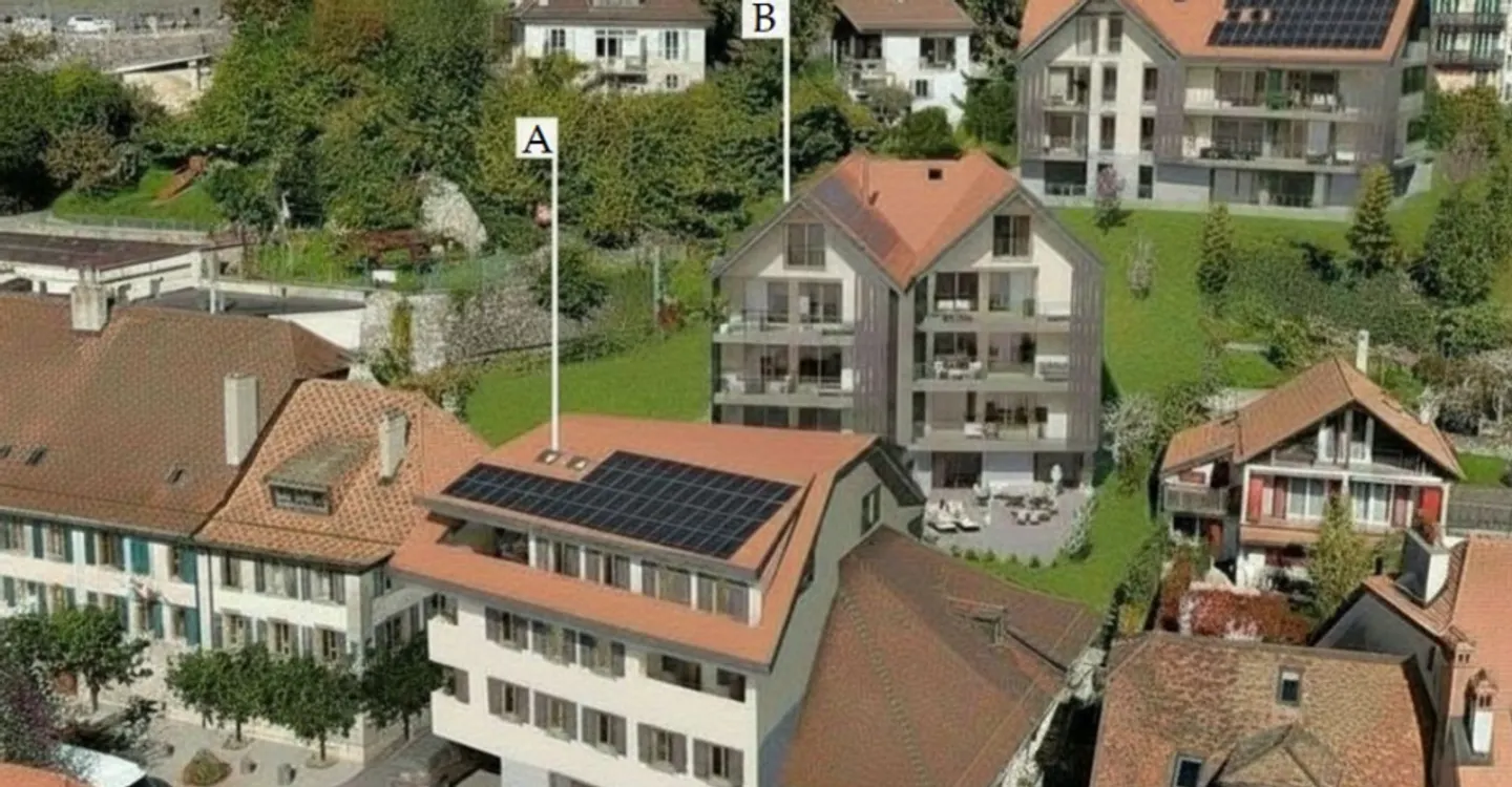 Neu und hell: Gartenwohnung mit großer Terrasse und offener Aussicht - Foto 3 von 5