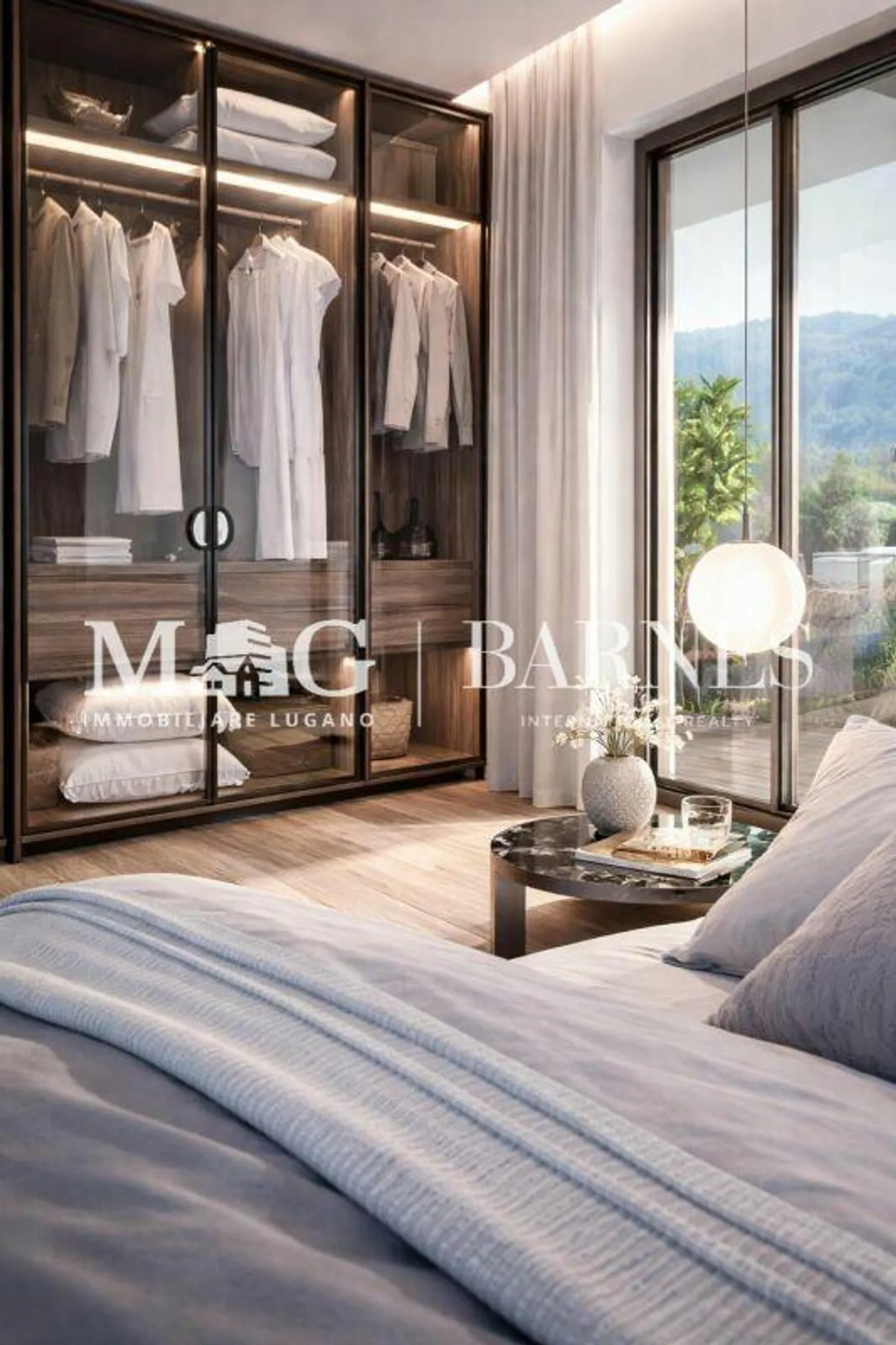 Gentilino, Collina d'Oro – Prestigeträchtige 4,5-Zimmer-Wohnung mit privatem Garten in der Golden Hill Residence, nahe TASIS - Foto 8 von 12