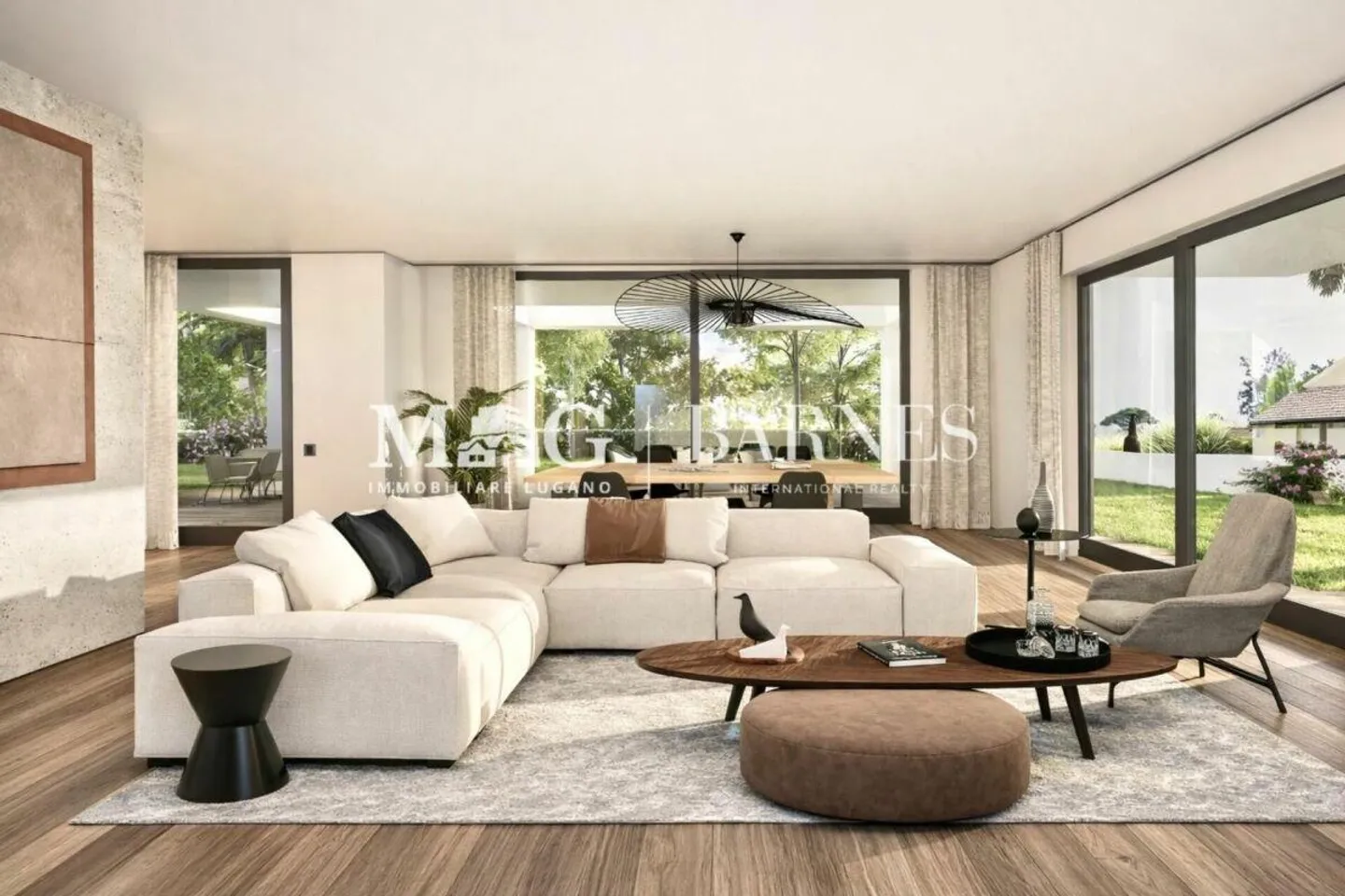 Gentilino, Collina d'Oro – Prestigeträchtige 4,5-Zimmer-Wohnung mit privatem Garten in der Golden Hill Residence, nahe TASIS - Foto 6 von 12