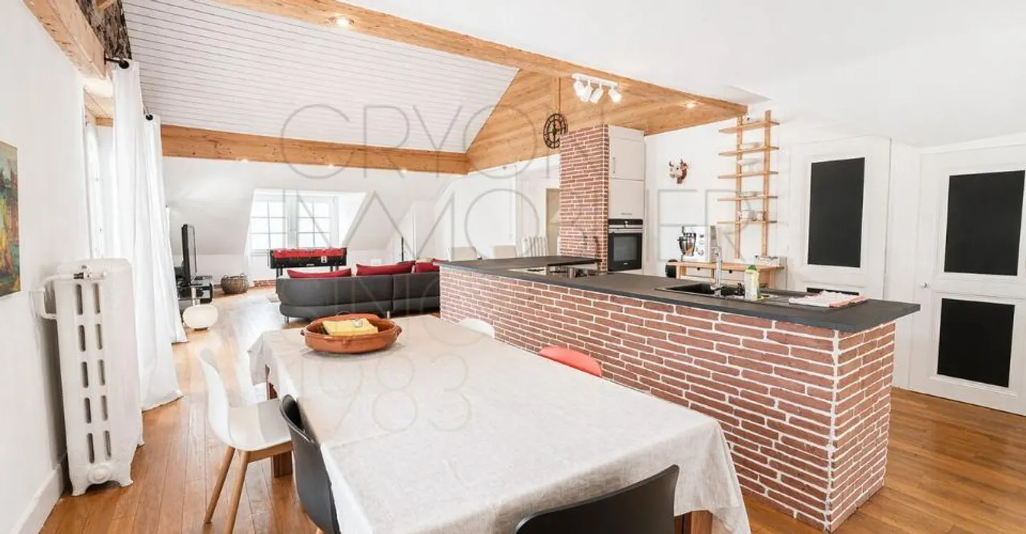 Renovierte Wohnung in Gryon - Foto 3 von 9