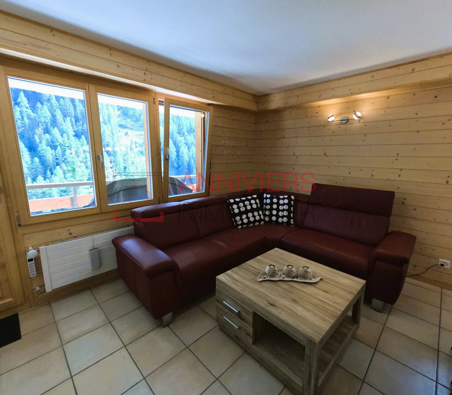 Charming 3.5 room renovated apartment with large balcony in Grimentz - Photo 9 of 30