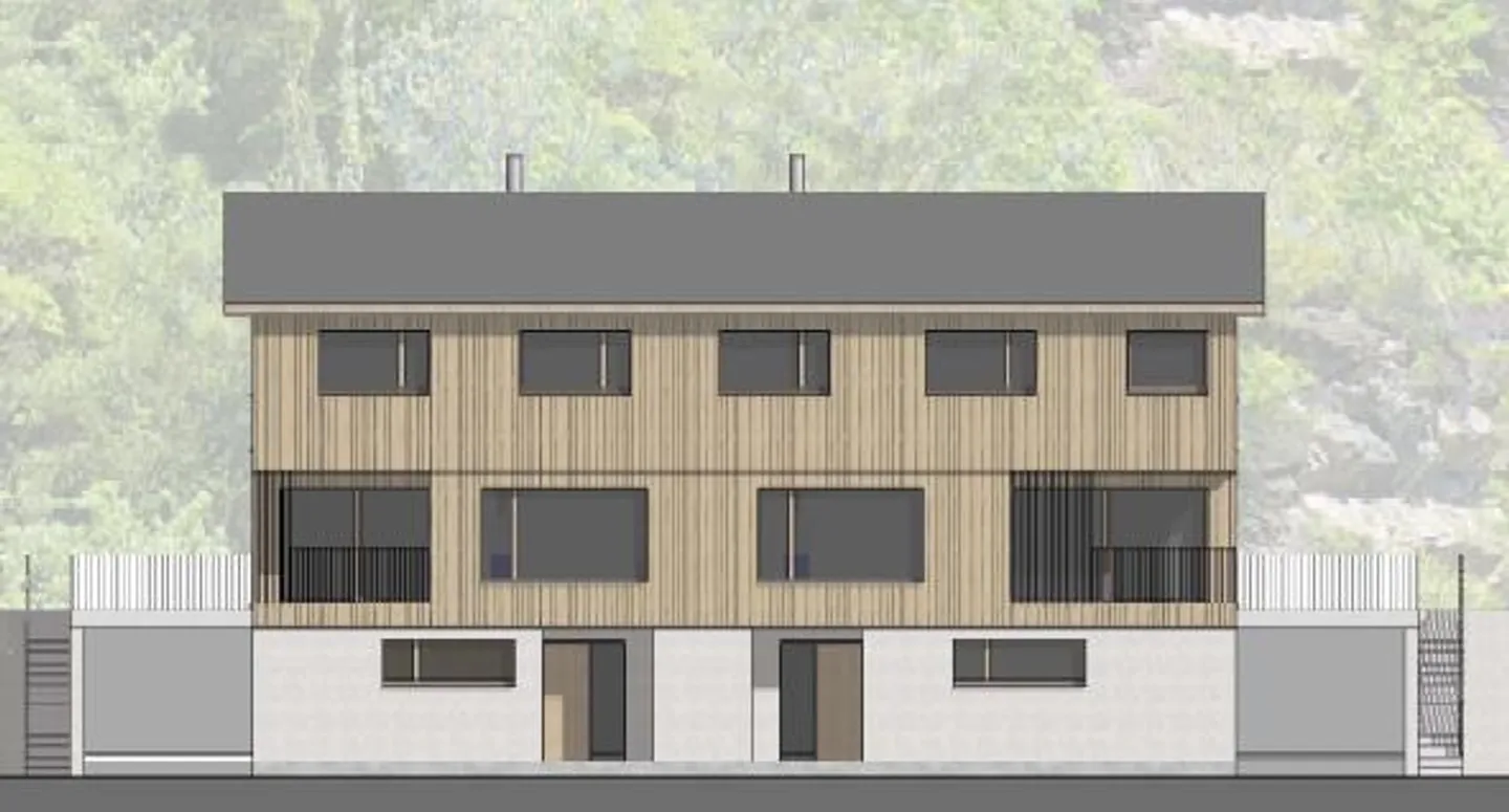 Neubau Doppel-EFH Sunnefels, Berschis, Haus 2 - Foto 2 von 2