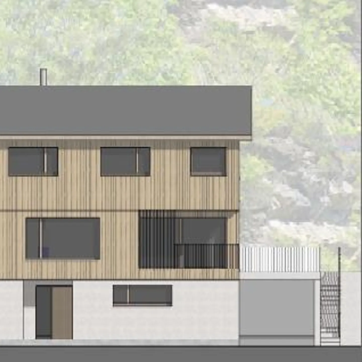 Neubau Doppel-EFH Sunnefels, Berschis, Haus 2 - Foto 1 von 2