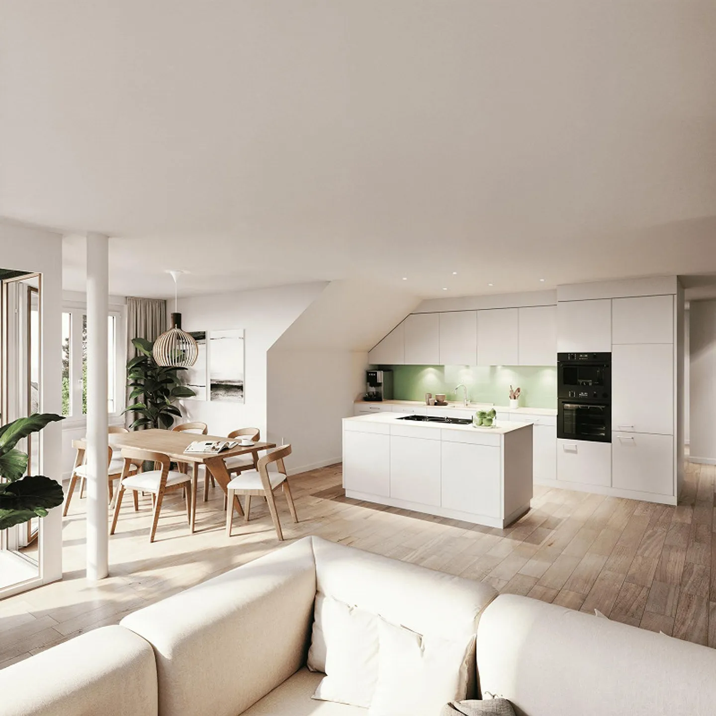 Nouveau projet de construction avec 18 appartements en copropriété dans trois maisons multifamiliales - Photo 3 sur 4