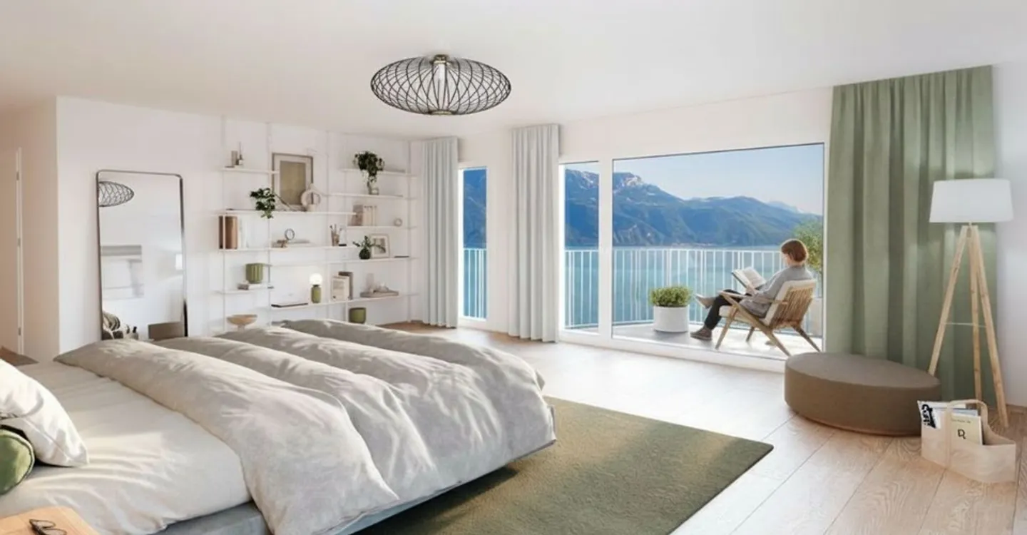 3,5 Zimmer Neubau mit Seeblick. Stand, Licht und UNESCO-Rahmen - Foto 1 von 7