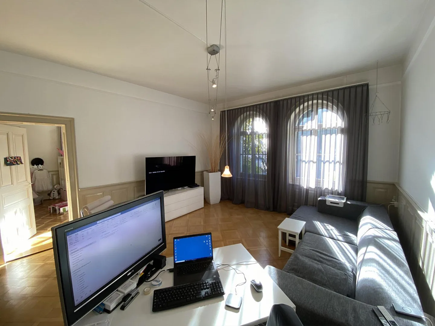 Appartamento al piano terra di 3 stanze in villa storica - Foto 7 di 9