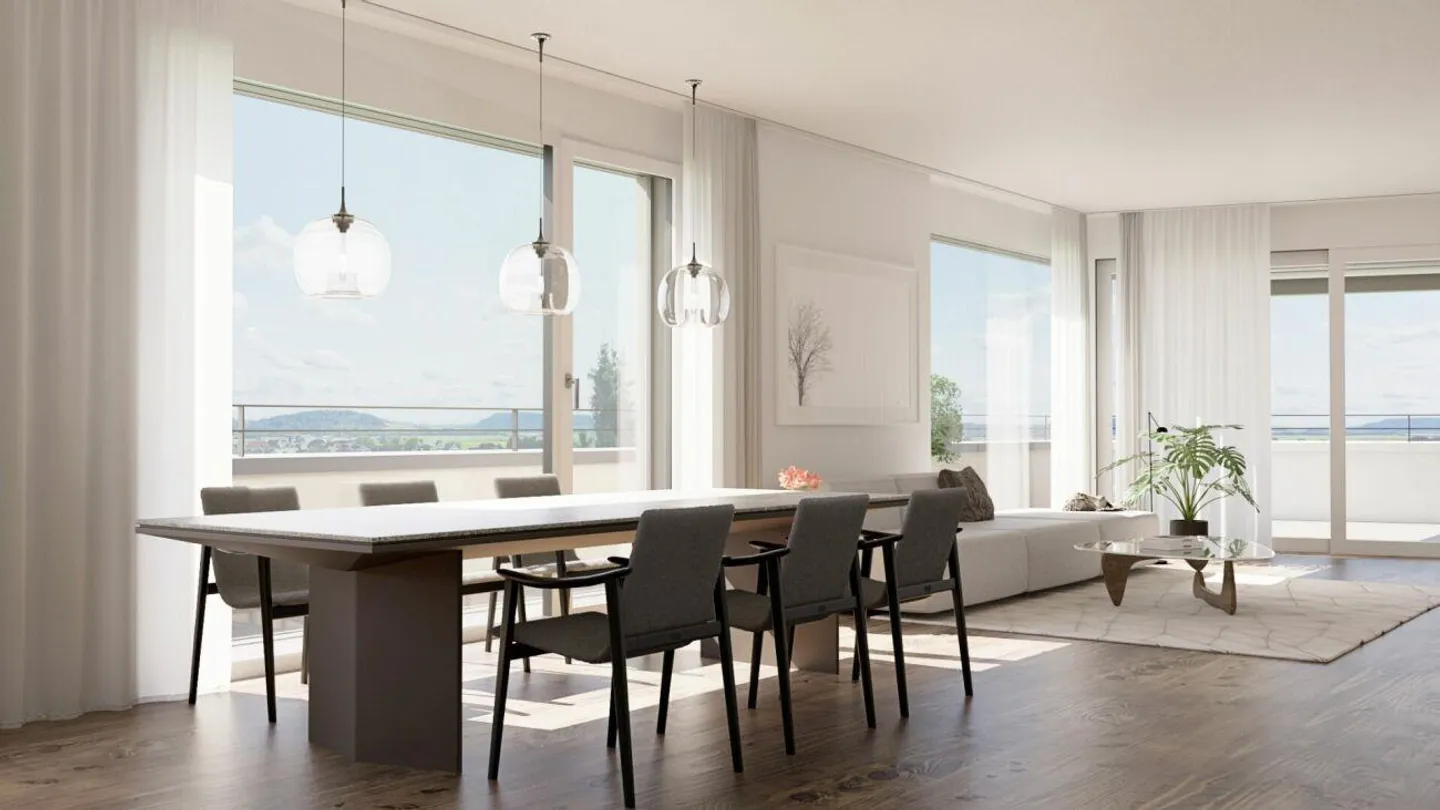 Exklusive Wohnung mit grosser Terrasse & Gartenanteil an erhöhter Lage - Foto 8 von 12