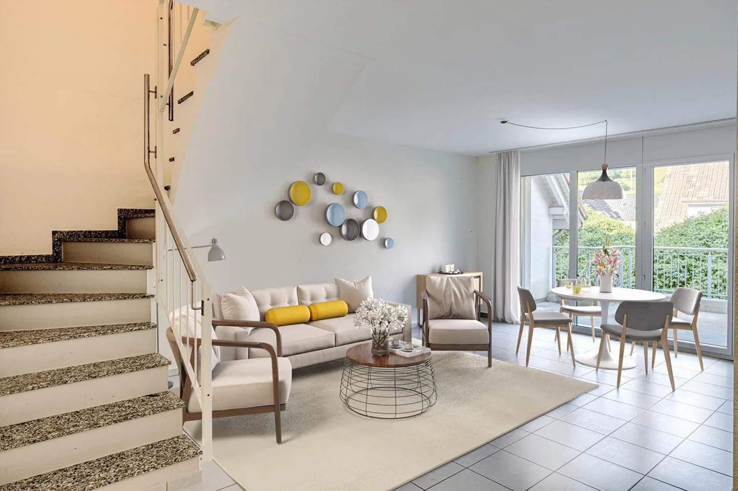 Appartamento duplex da sogno in affitto - Foto 4 di 12