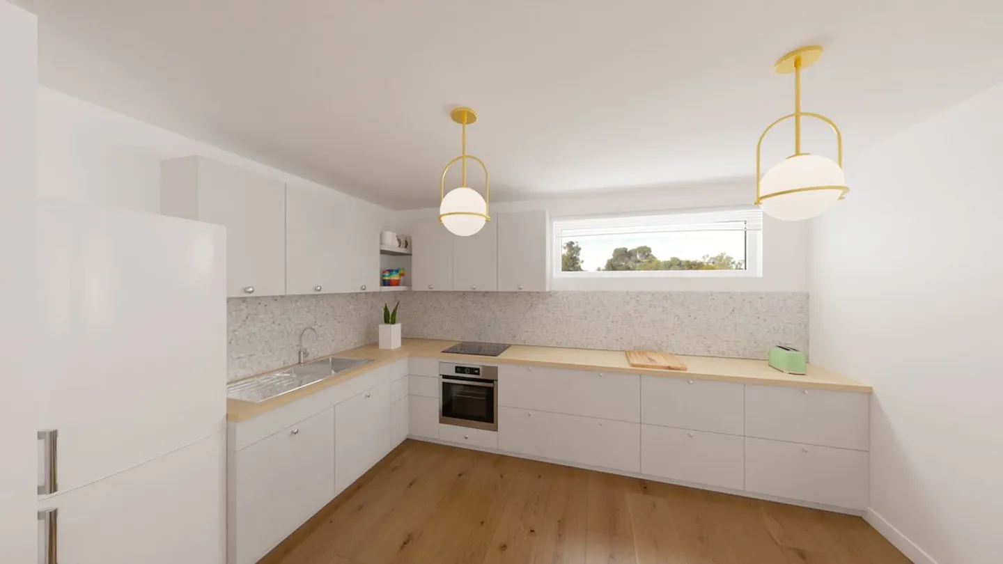Renovierte 3,5-Zimmer-Wohnung mit Terrasse und privatem Außenbereich - Foto 2 von 8