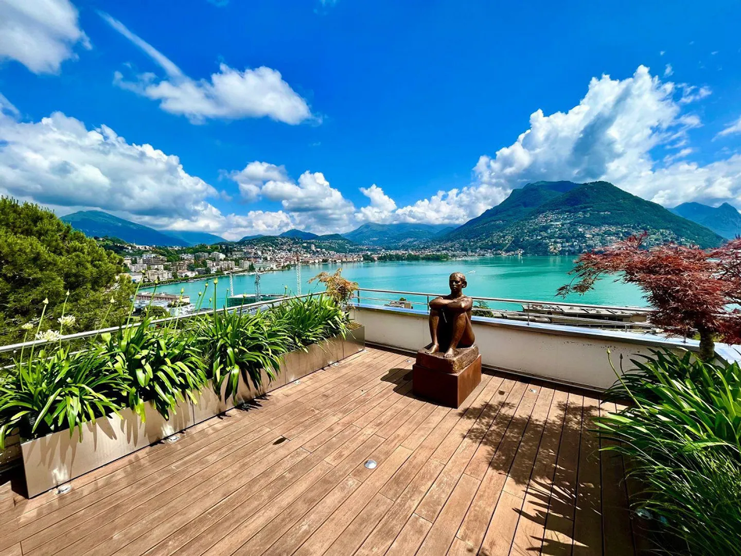 LUXUSWOHNUNG MIT SEEBLICK IN PARADISO, LUGANO. - Foto 1 von 10