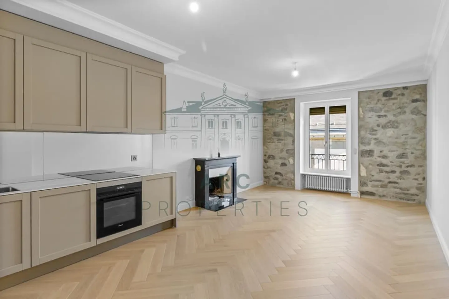 PÂQUIS - WUNDERSCHÖNE RENOVIERTE WOHNUNG - Foto 2 von 7