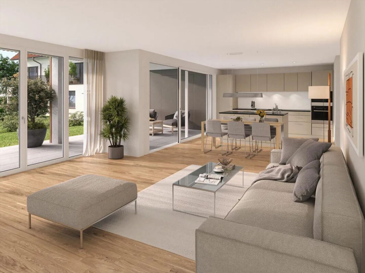 Moderner Duplex in der Natur - Foto 3 von 3