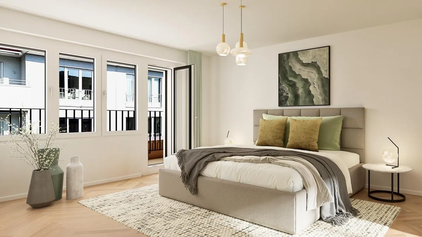 First rental: Fantastic 3.5 maisonette apartments with private ... - Photo 4 of 8