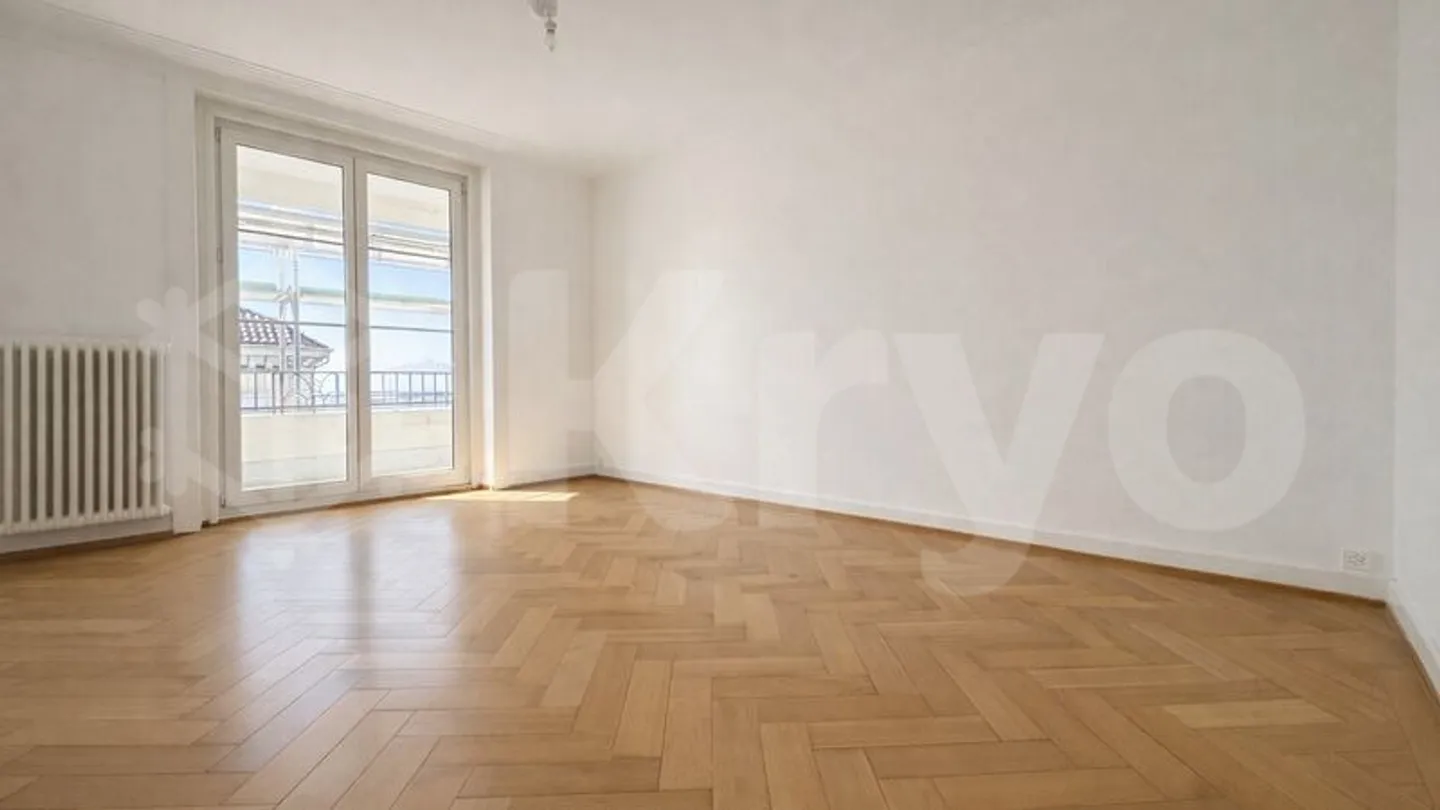 Spacious and bright 3-room apartment with balcony and lake/Lausanne view - Photo 2 of 5
