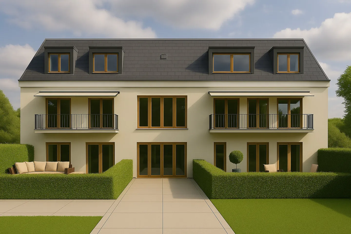 Appartamento di 4,5 locali con giardini privati e terrazze - Foto 3 di 13